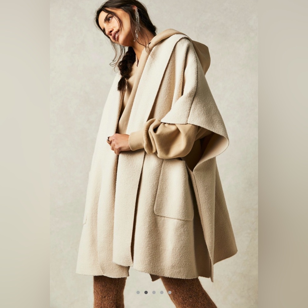 Free People Beige Knit Sweater